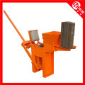 Máquina de bloco manual Qm1-40, máquina de fazer bloco de argila manual